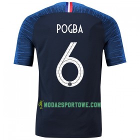 Koszulka Francja Pogba 6 Mistrzostwa Świata 2018 Domowe Stroje Piłkarskie